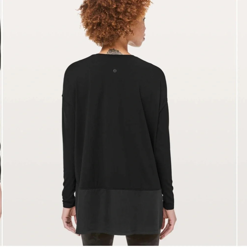 Lululemon Ease Of Mind Long Sleeve Top Soft Stretchy Jersey Knit